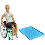 Кукла Barbie Игра с модой Кен в инвалидном кресле GWX93