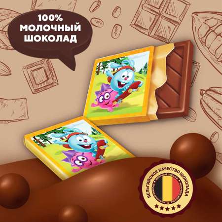 Шоколадная игра Chocobattle MemoPlay Смешарики
