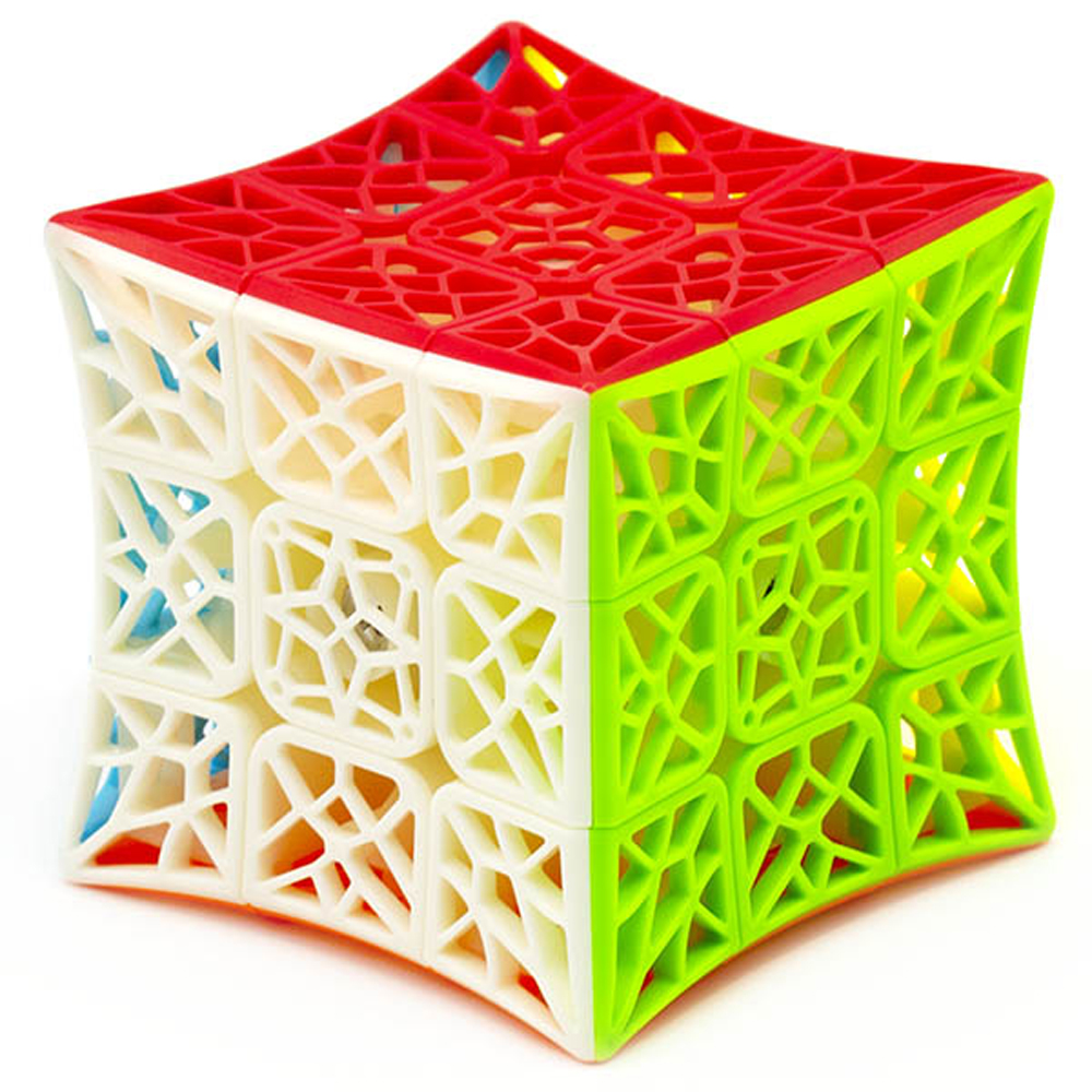 Головоломка QiYi MoFangGe Кубик Рубика 3x3 DNA Cube Concave - фото 1