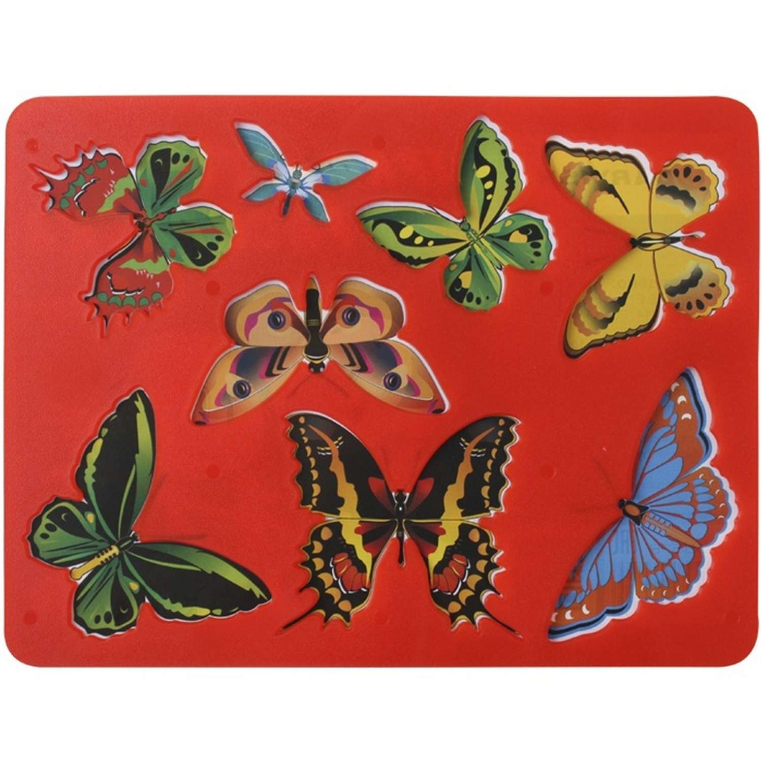 Трафарет пластиковый Darvish раскраска для рисования и декора многоразовый Бабочки - фото 1