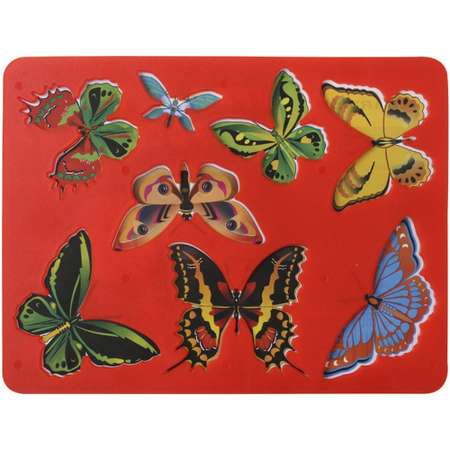 Трафарет пластиковый Darvish раскраска для рисования и декора многоразовый Бабочки