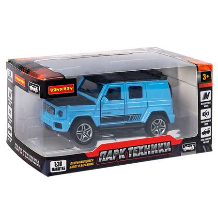 Внедорожник Bondibon Jeep 1:36 инерционный голубой