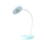 Настольная лампа Beroma с подставкой для телефона голубая