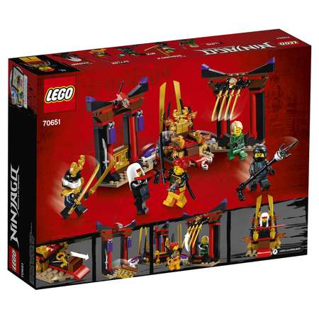 Конструктор LEGO Ninjago Решающий бой в тронном зале 70651