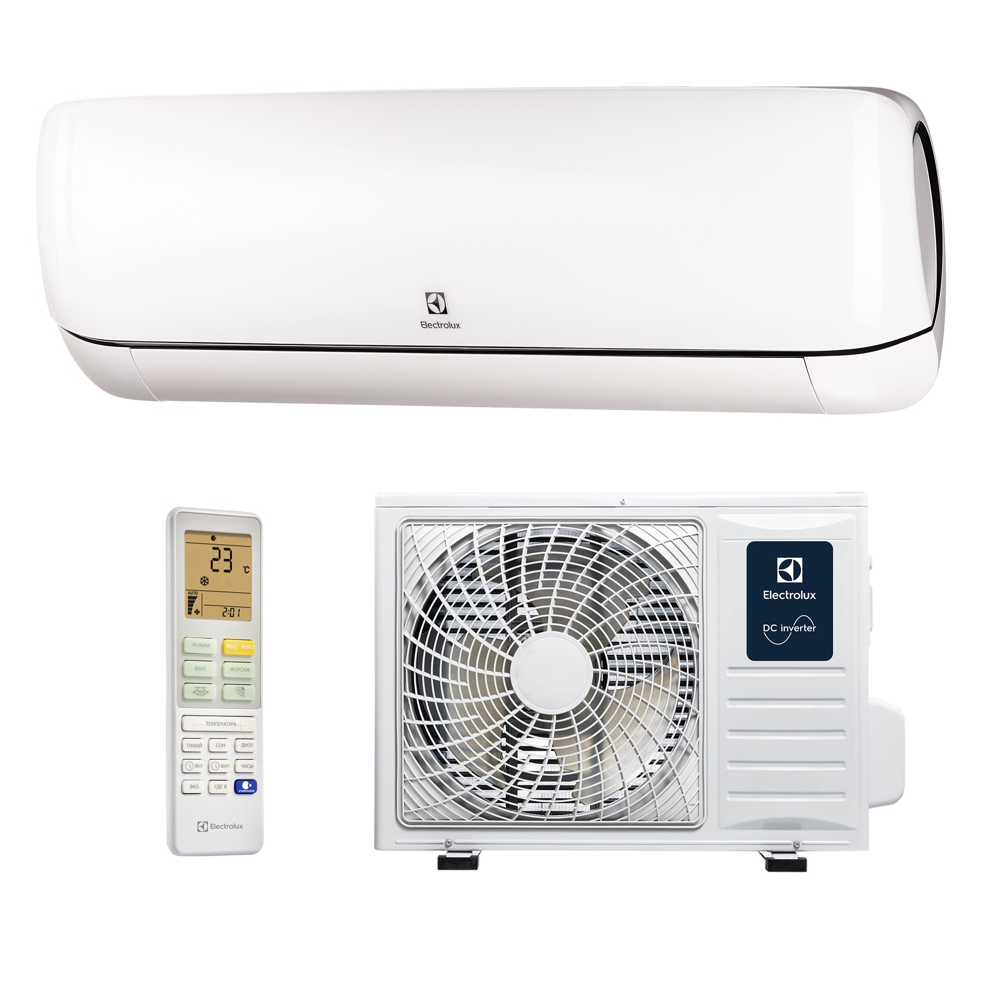 Сплит-система инверторная Electrolux Evolution Super DC Inverter EACS/I-11HEV/N3 комплект - фото 2