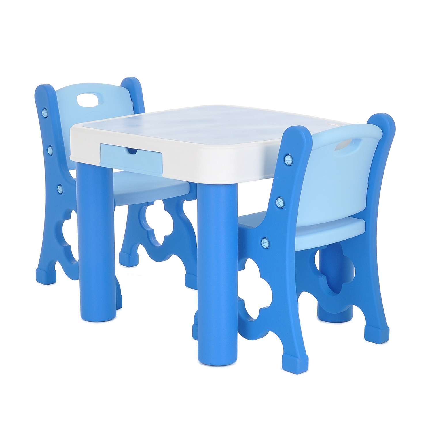 Набор мебели Edu-play Стол+2 стула голубой Edu-play - фото 2