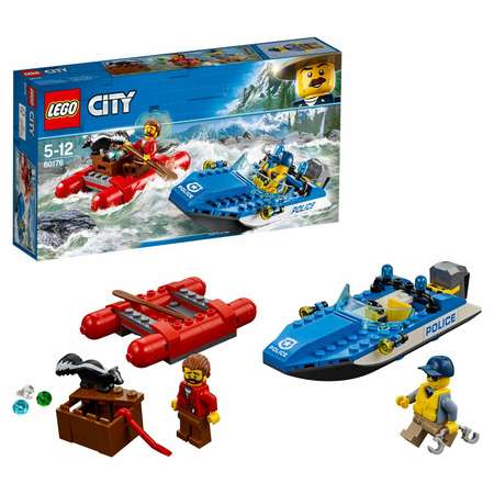 Конструктор LEGO Погоня по горной реке City Police (60176)