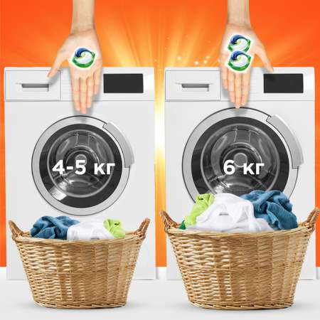 Капсулы для стирки белья Tide Альпийская свежесть 15шт