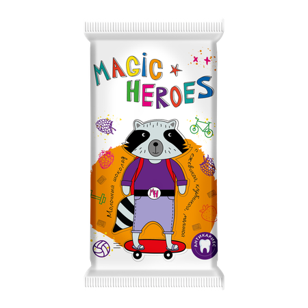 Шоколад молочный Волшебница Magic Heroes с ягодами 30 г