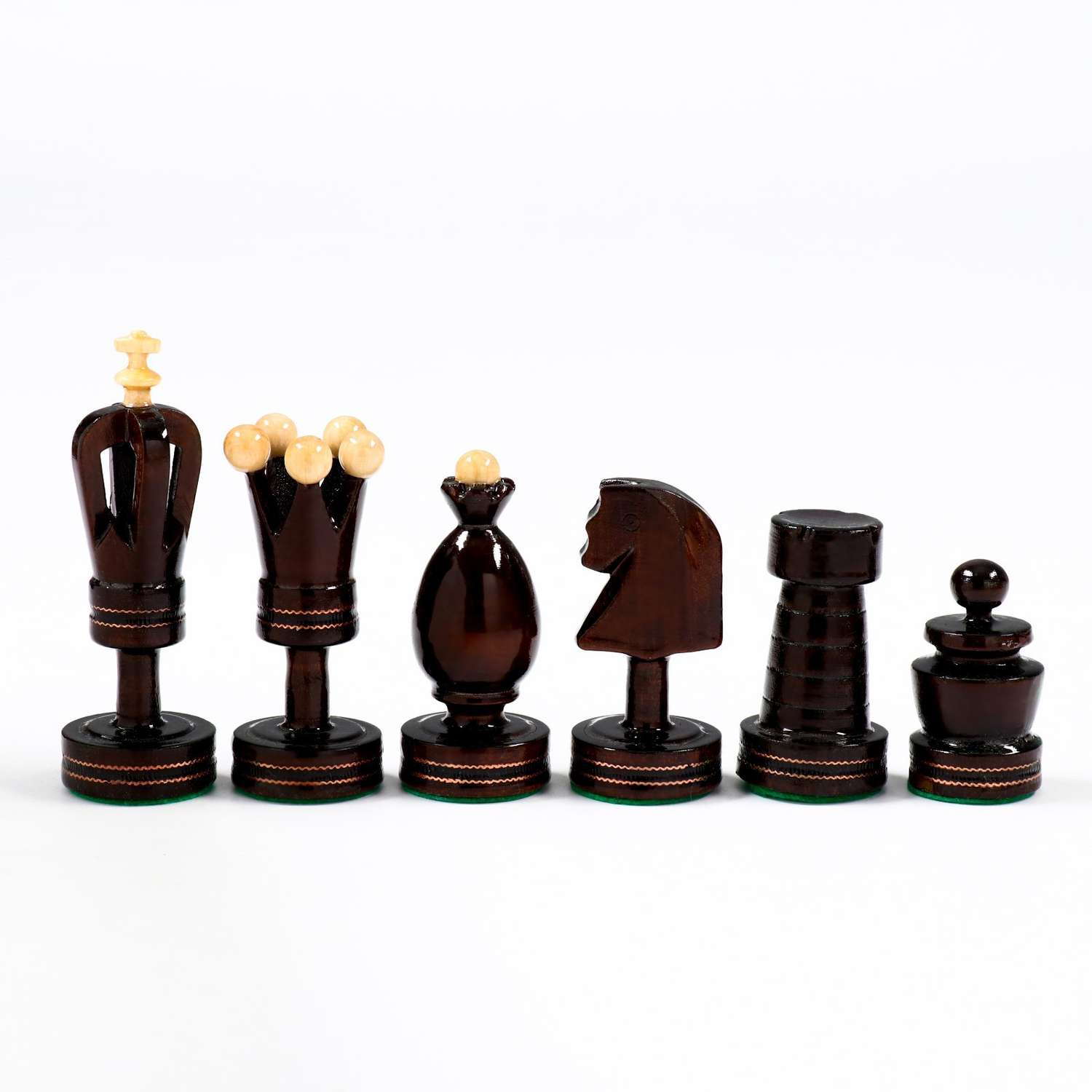 Шахматы Sima-Land «Королевские» 49х49 см король h 12 см пешка h 6 см - фото 6