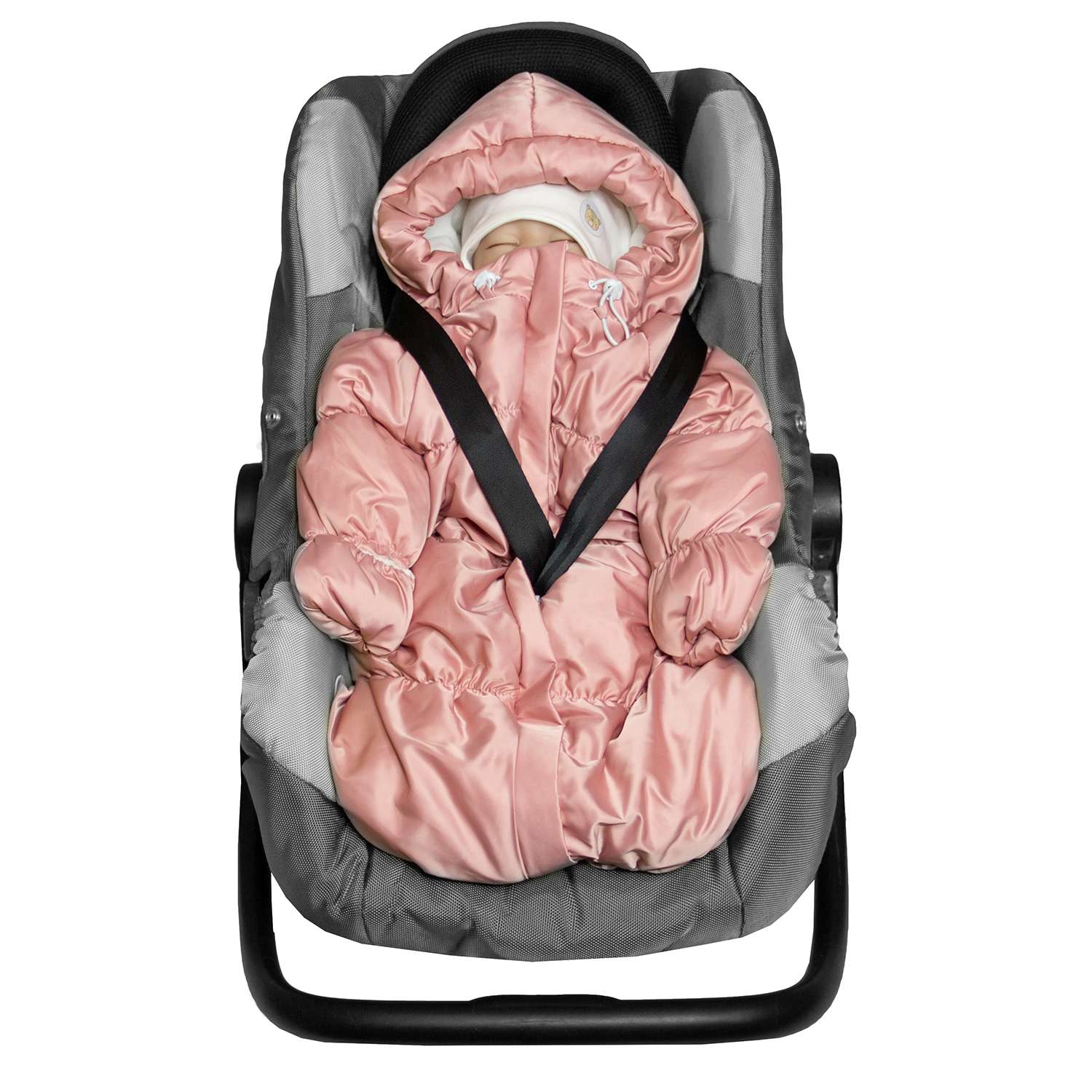 Конверт для новорожденного inlovery на выписку/в коляску «Маршмеллоу» розовый - фото 8