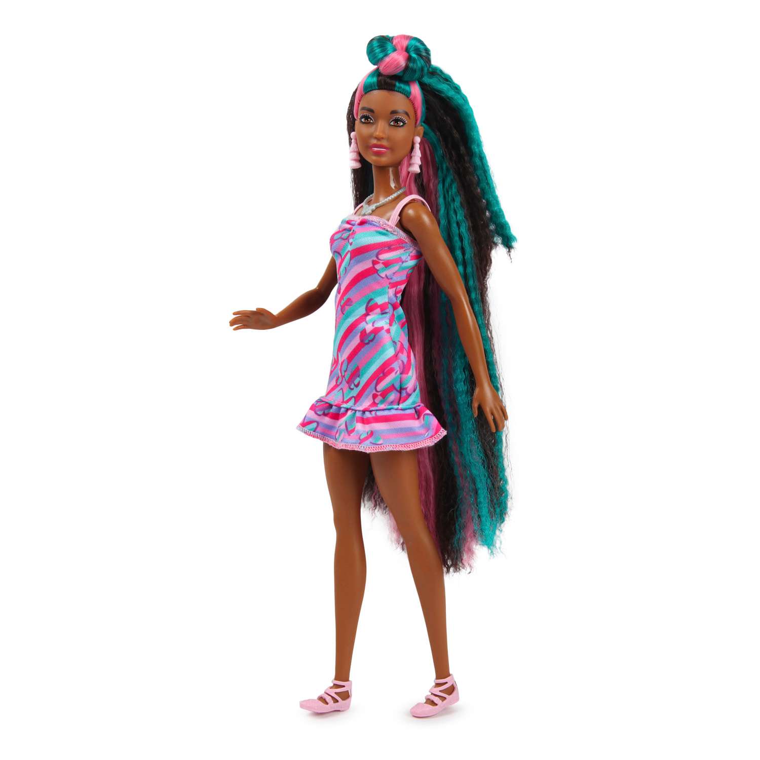 Кукла Barbie Totally Hair Бабочки HCM91 HCM91 - фото 3