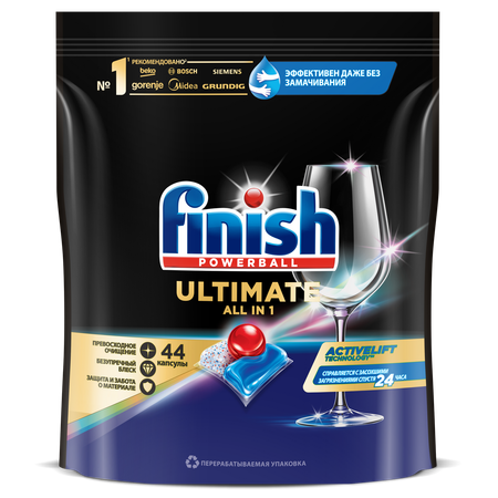 Таблетки для ПММ Finish Ultimate 44 штук