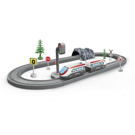 Игровой набор InterCity Железная дорога Стартовый набор с поездом и аксессуарами