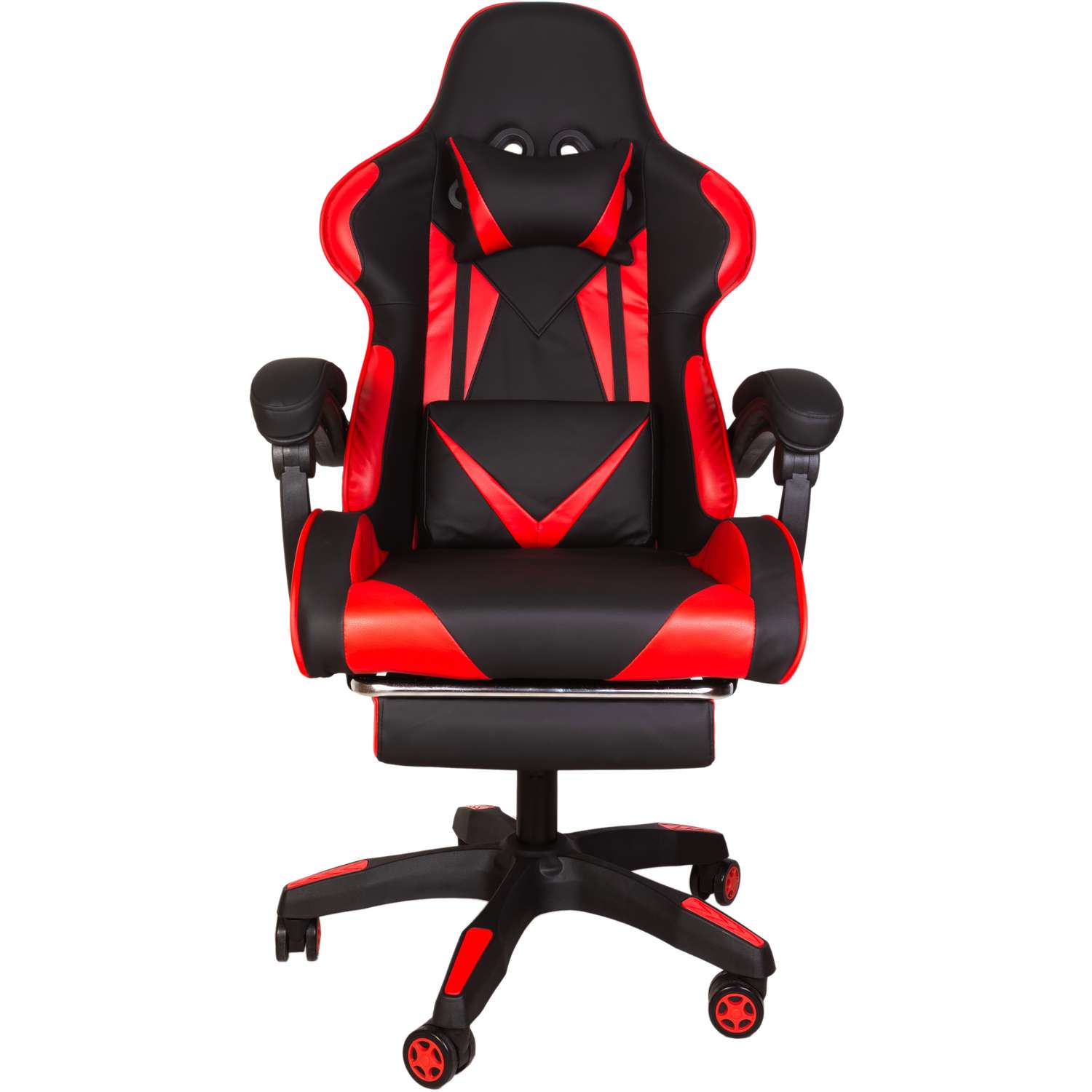 Компьютерное кресло GRAMBER чёрно-красный экокожа - фото 1