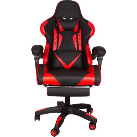 Компьютерное кресло GRAMBER чёрно-красный экокожа