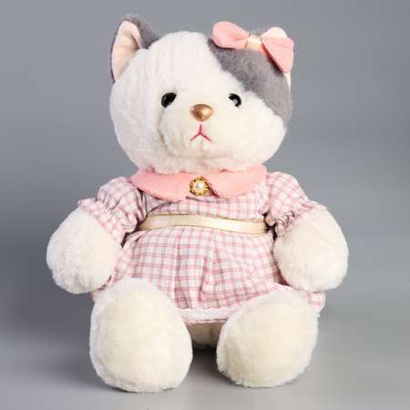 Мягкая игрушка Milo Toys «Little Friend» кошечка в розовом платье