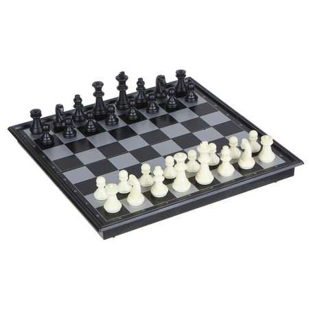 Набор игр 3 в 1 LDGames магнитные шашки шахматы и нарды 32х32 см