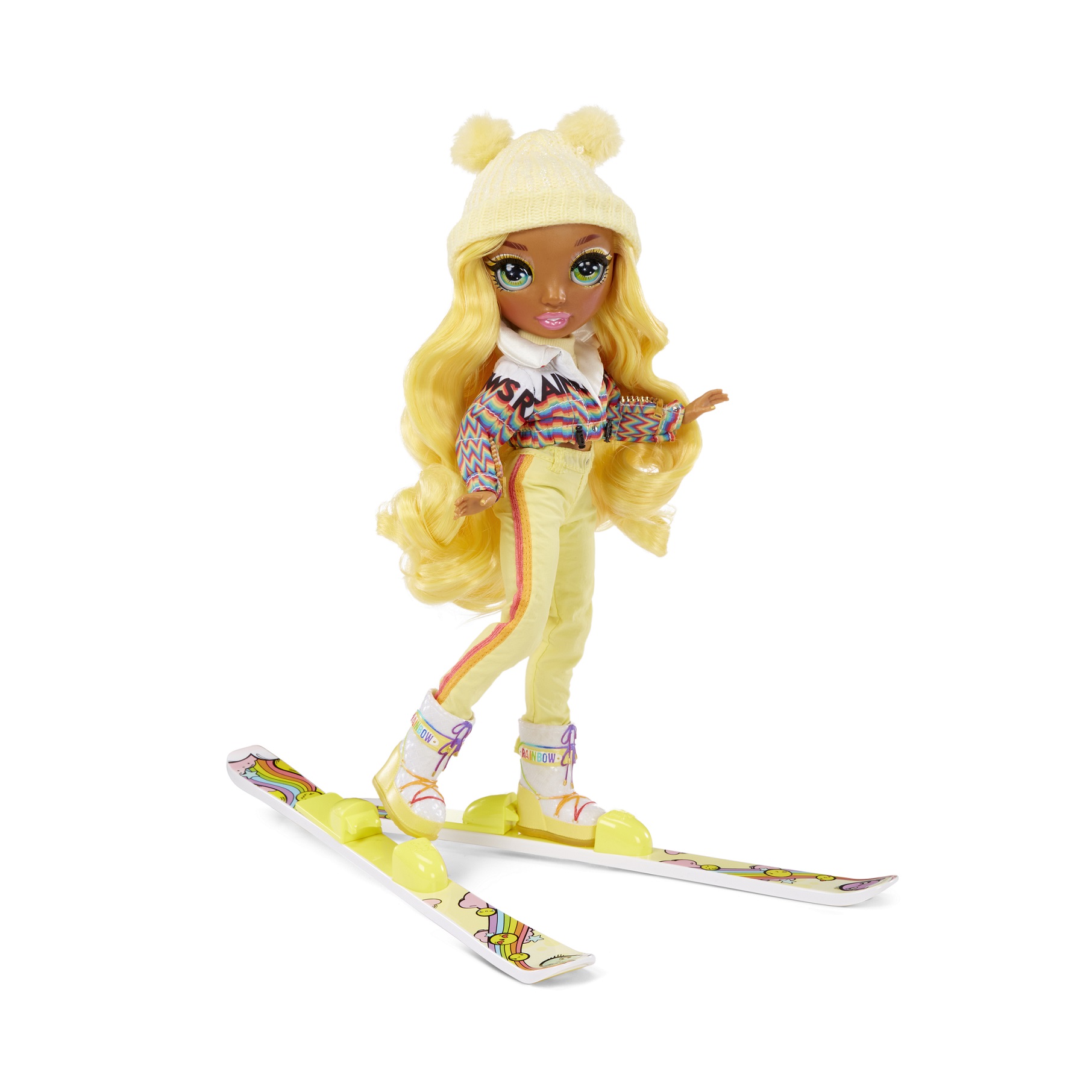 Кукла Rainbow High Winter Break Fashion Doll- Sunny Madison Yellow 574774 - фото 3