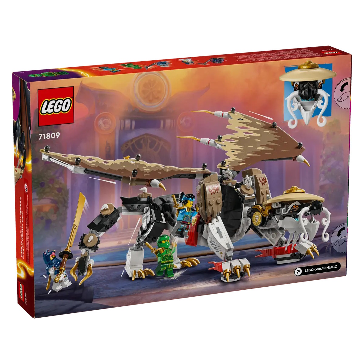 Конструктор LEGO Ninjago Эгальт главный дракон 71809 - фото 5