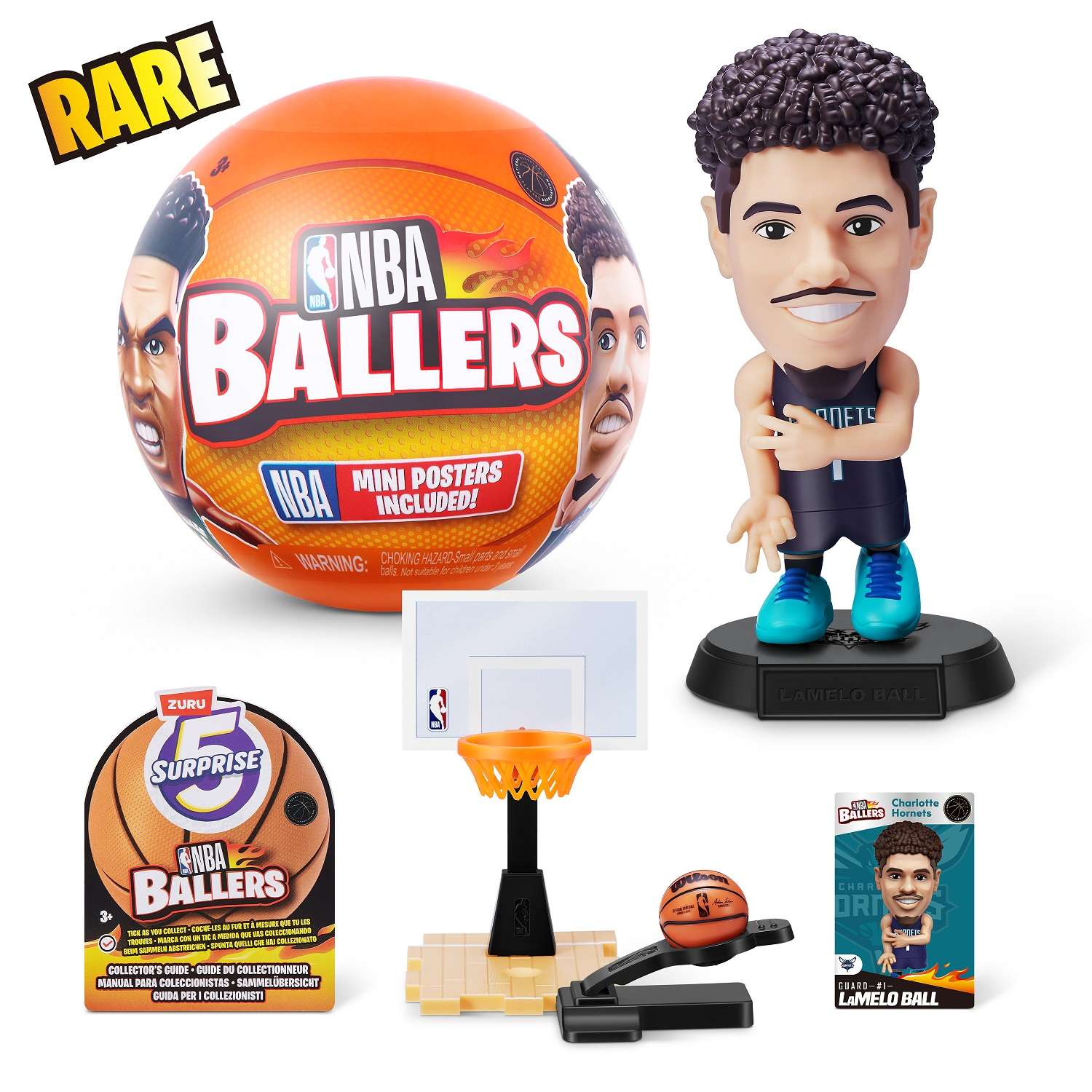 Игрушка Zuru 5 surprise NBA Ballers Шар в непрозрачной упаковке (Сюрприз) 77490GQ4-S002 - фото 23