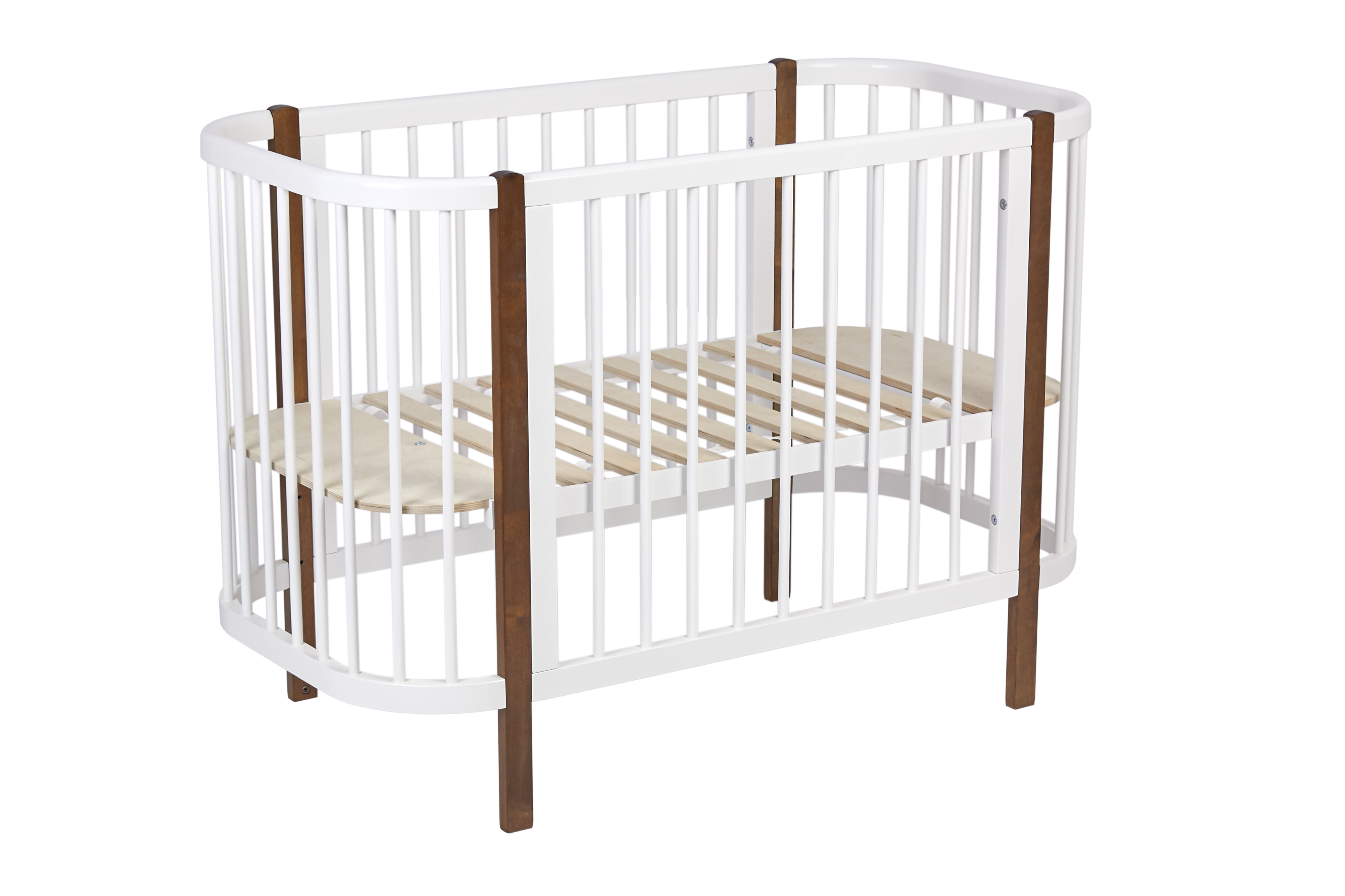 Детская кроватка Polini kids Simple 350 с маятником прямоугольная, продольный маятник - фото 9