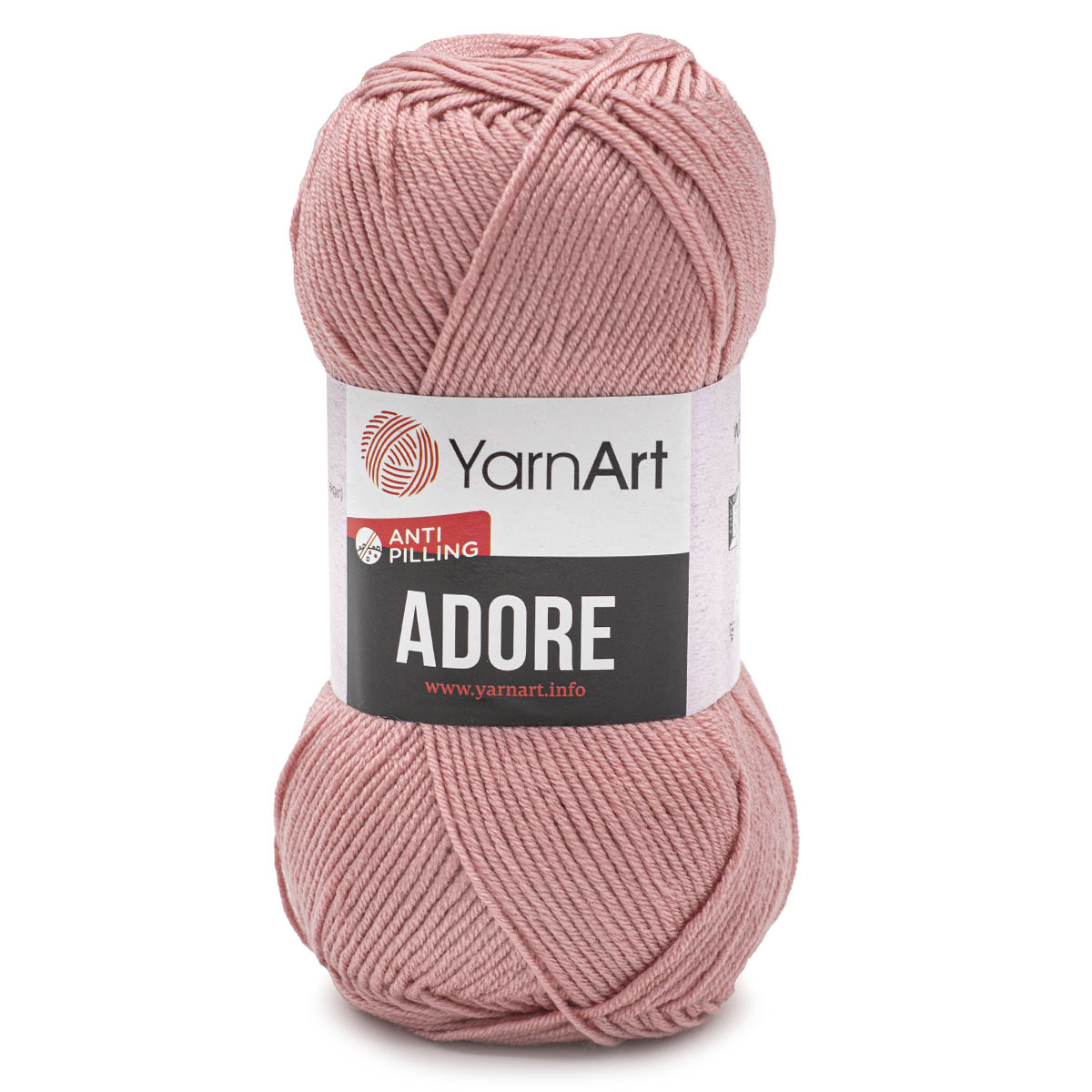 Пряжа для вязания YarnArt Adore 100 гр 280 м акрил с эффектом анти-пиллинга 5 мотков 365 розовый - фото 5