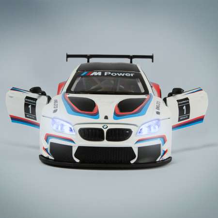 Машинка Mobicaro 1:24 BMW M6 GT3 Белая 68255B