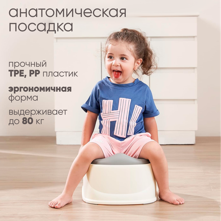 Горшок детский анатомический Solmax 3 в 1 для мальчика и девочки Kids