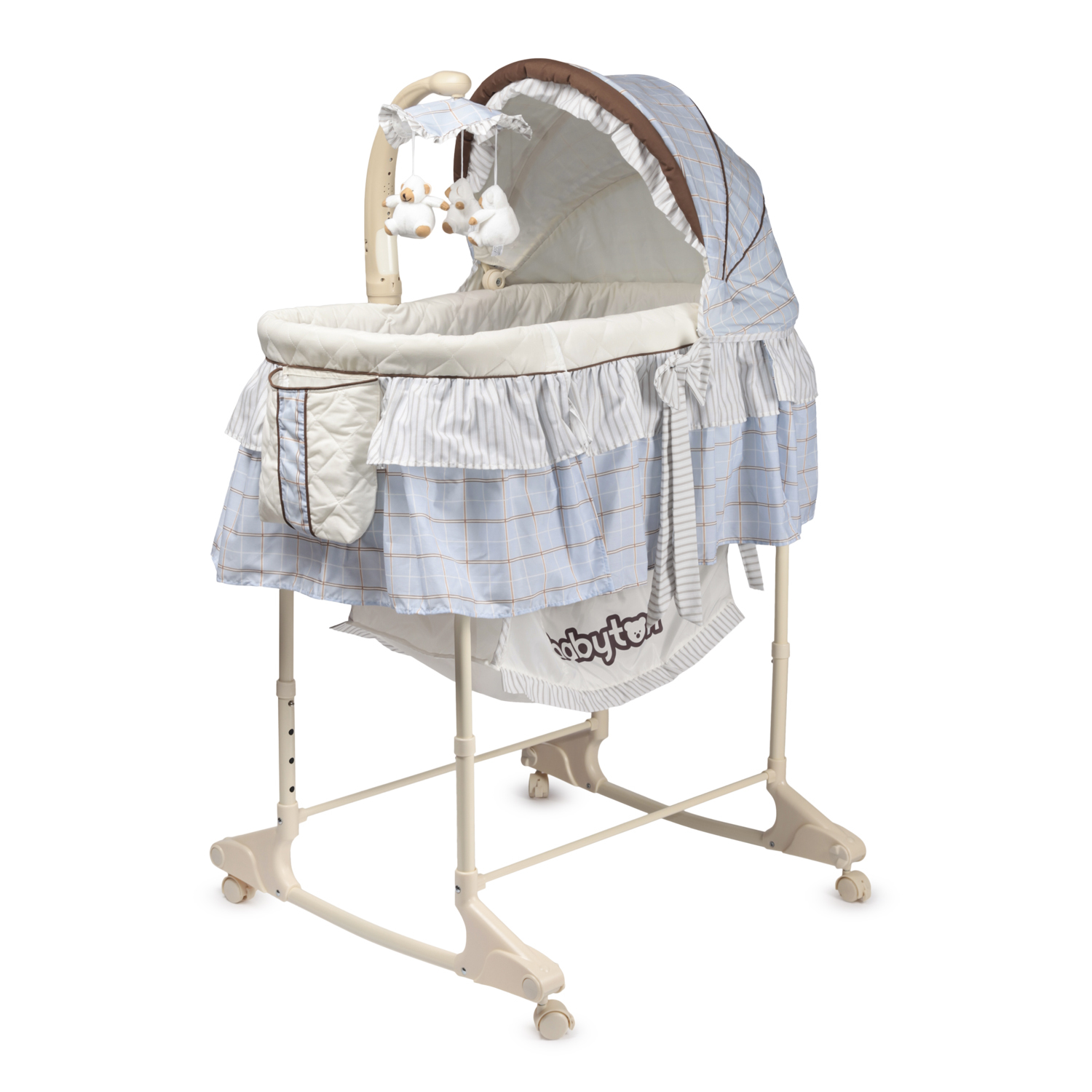 Кроватка-колыбель Babyton Lullaby Time страна производства Китай S106-4  Blue купить по цене 6999 ₽ в интернет-магазине Детский мир