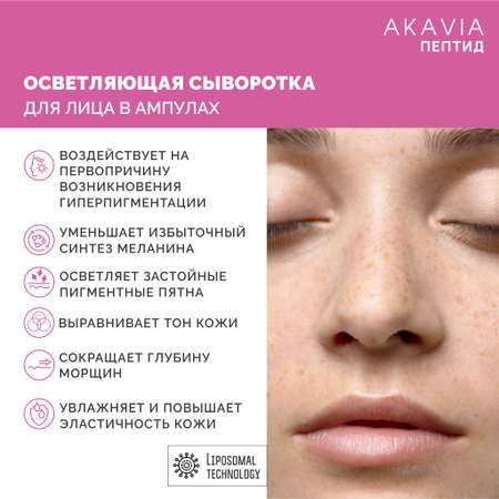 Сыворотка для лица АКАВИЯ Осветляющая Anti-Pigmentation