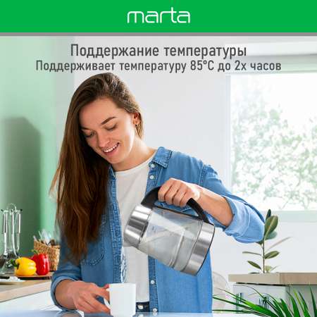 Электрочайник MARTA MT-4611 черный