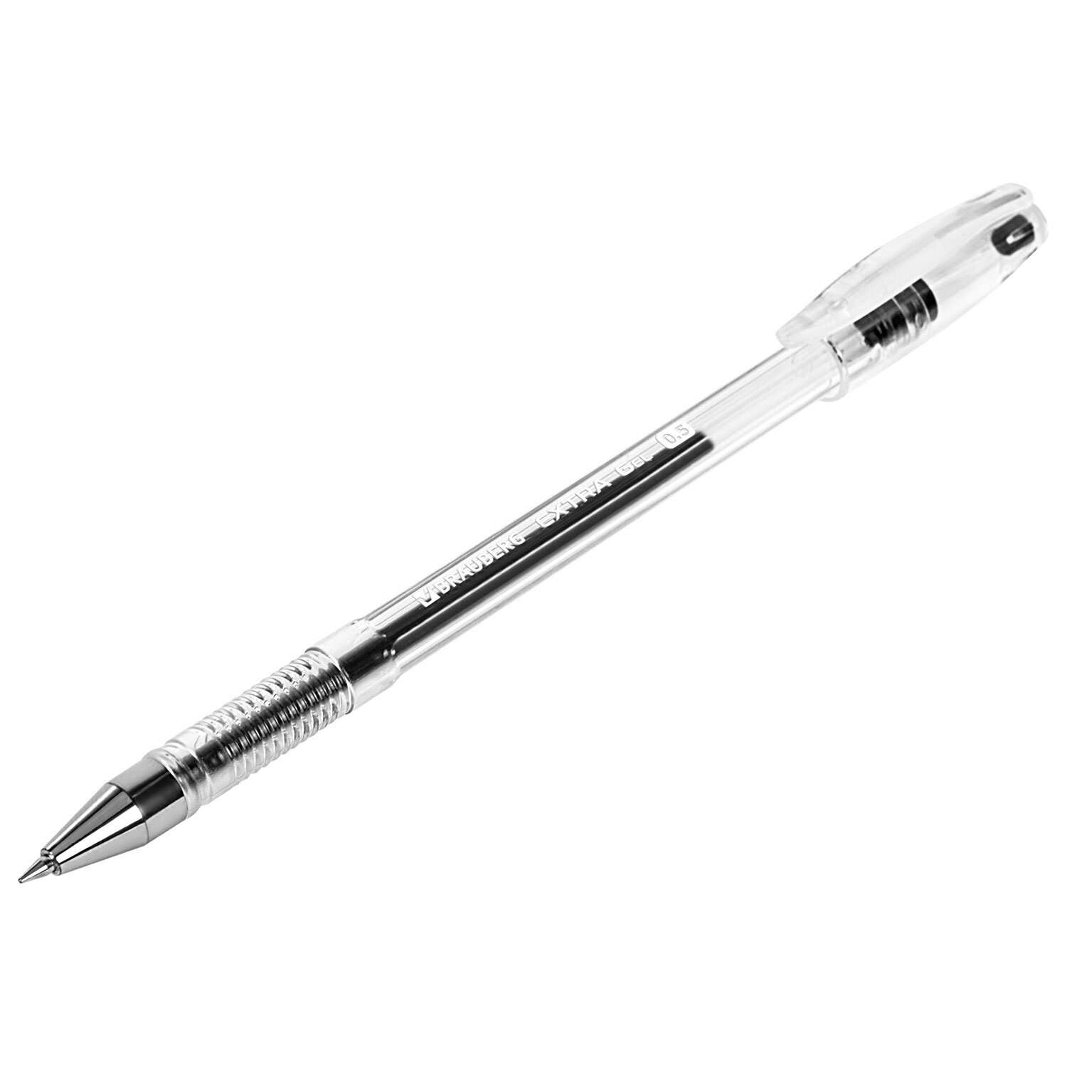 Ручки гелевые Brauberg черные набор 4 штуки для ОГЭ ЕГЭ и школы тонкие - фото 9