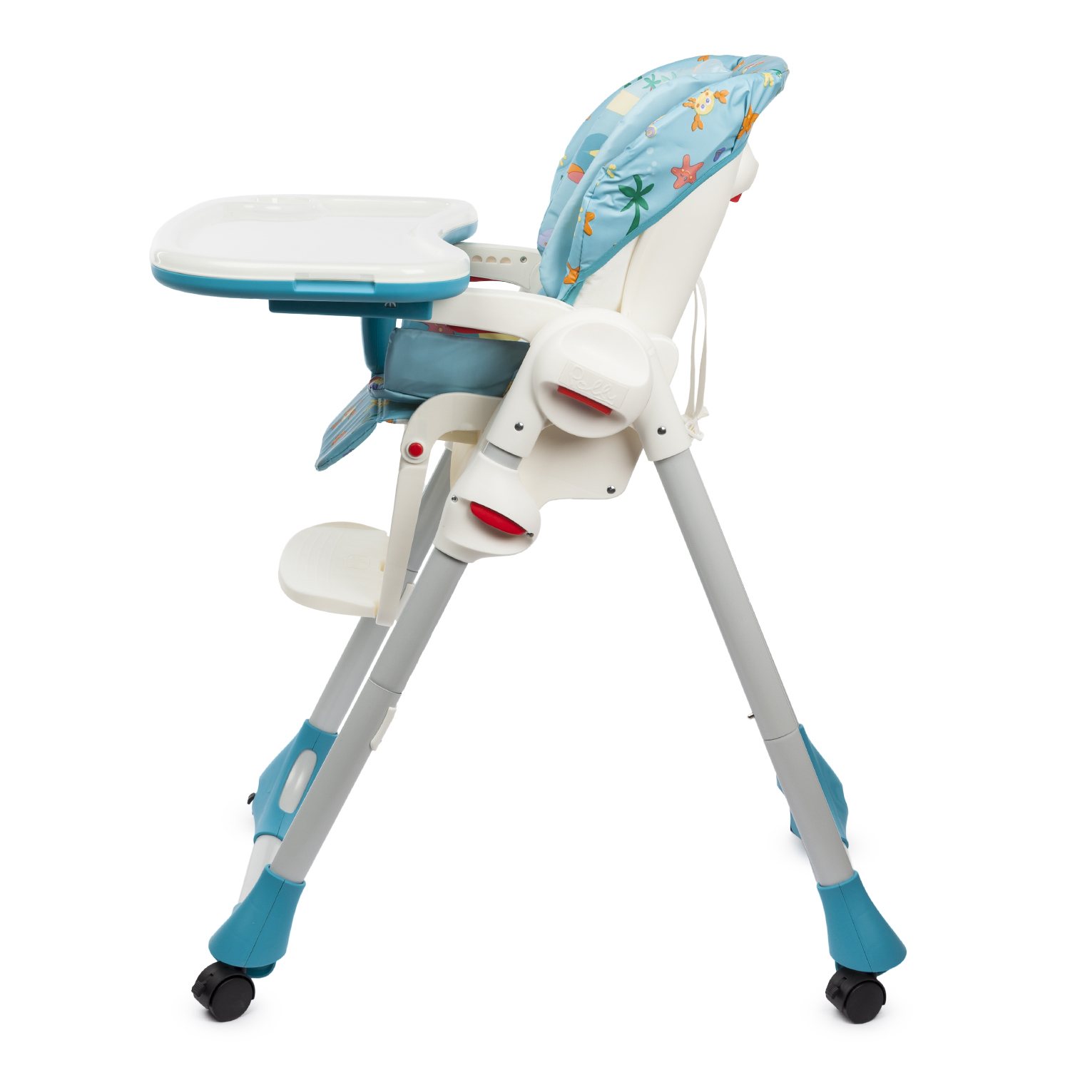 Стульчик высокий Chicco Polly 2в1 SEA DREAMS-4W 6м+ - фото 3