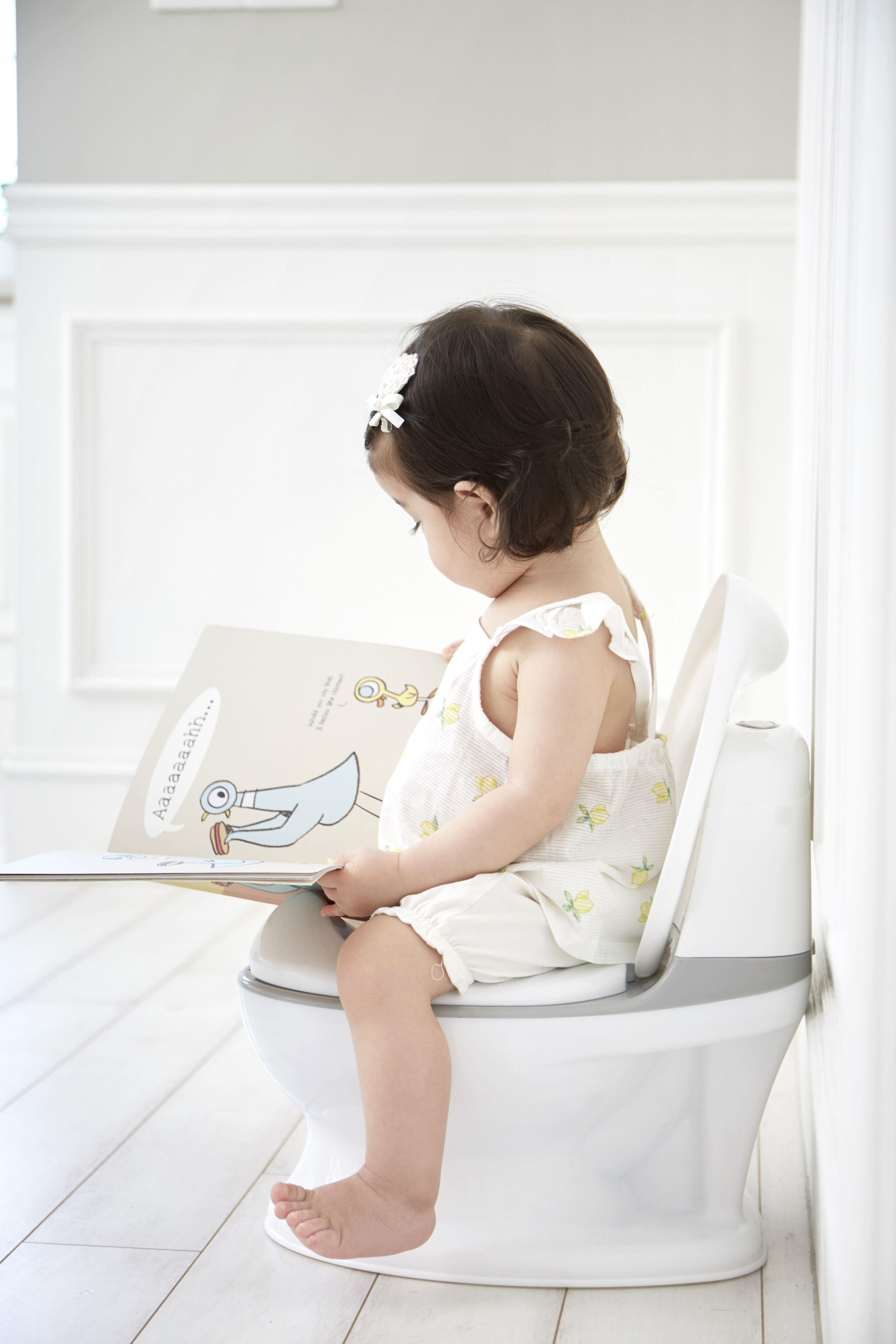 Детский горшок Ifam EASY DOING BABY POTTY со звуком серый - фото 4