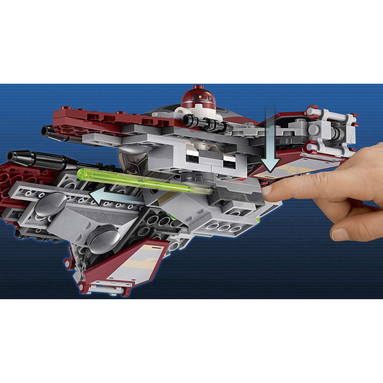 Конструктор LEGO Star Wars TM Перехватчик джедаев Оби-Вана Кеноби™ (75135) - фото 7