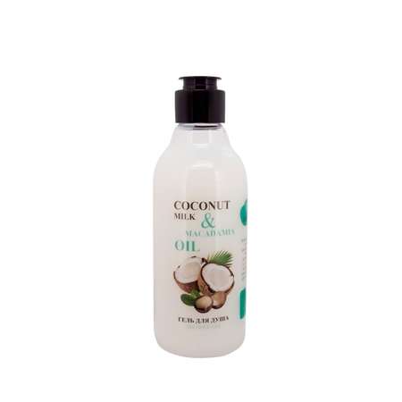 Гель для душа Body Boom Go Vegan натуральный coconut milk macadamia oil 200 мл