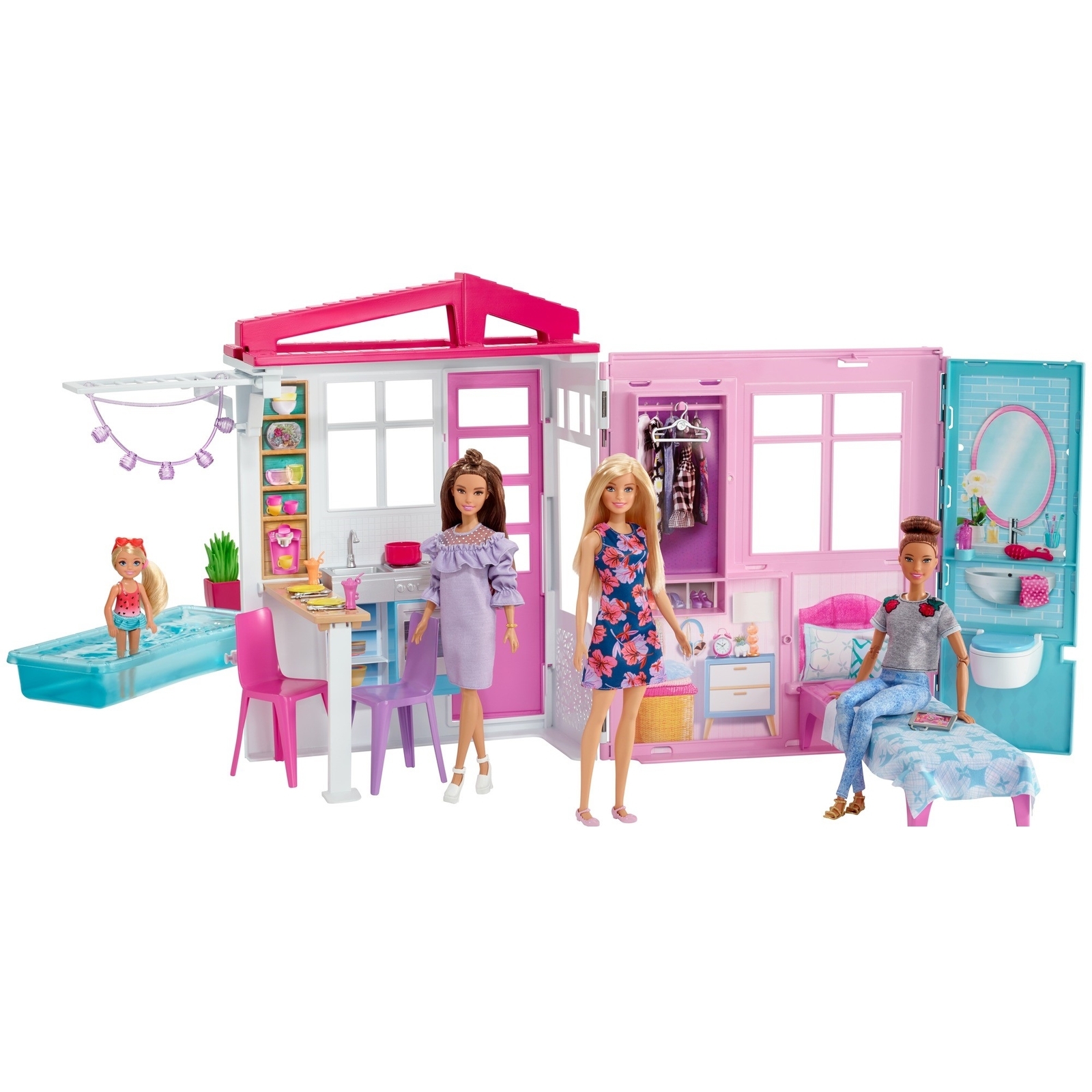 Домик для кукол Barbie с мебелью FXG55 - фото 9