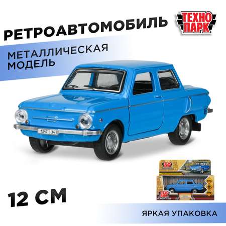 Автомобиль Технопарк Ретро голубой