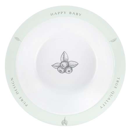 Тарелка Happy Baby глубокая Aqua 15016