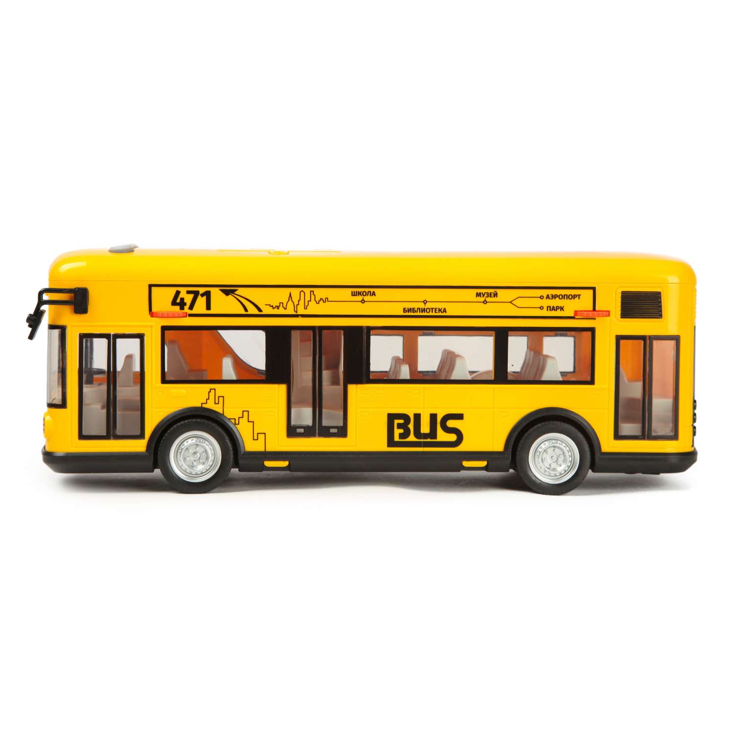 Автобус Mobicaro городской 1:14 желтый 666-28Q - фото 3