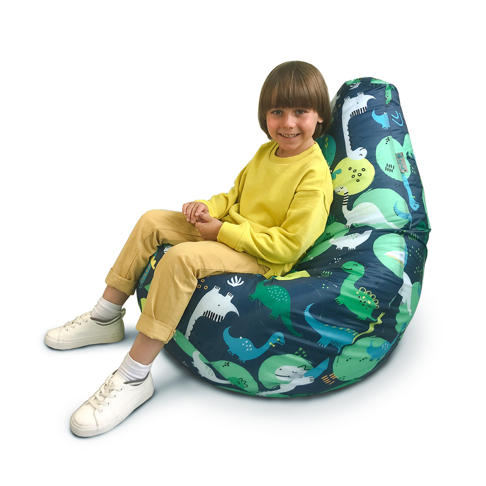 Кресло-мешок груша Bean Joy размер XXL оксфорд принт - фото 2