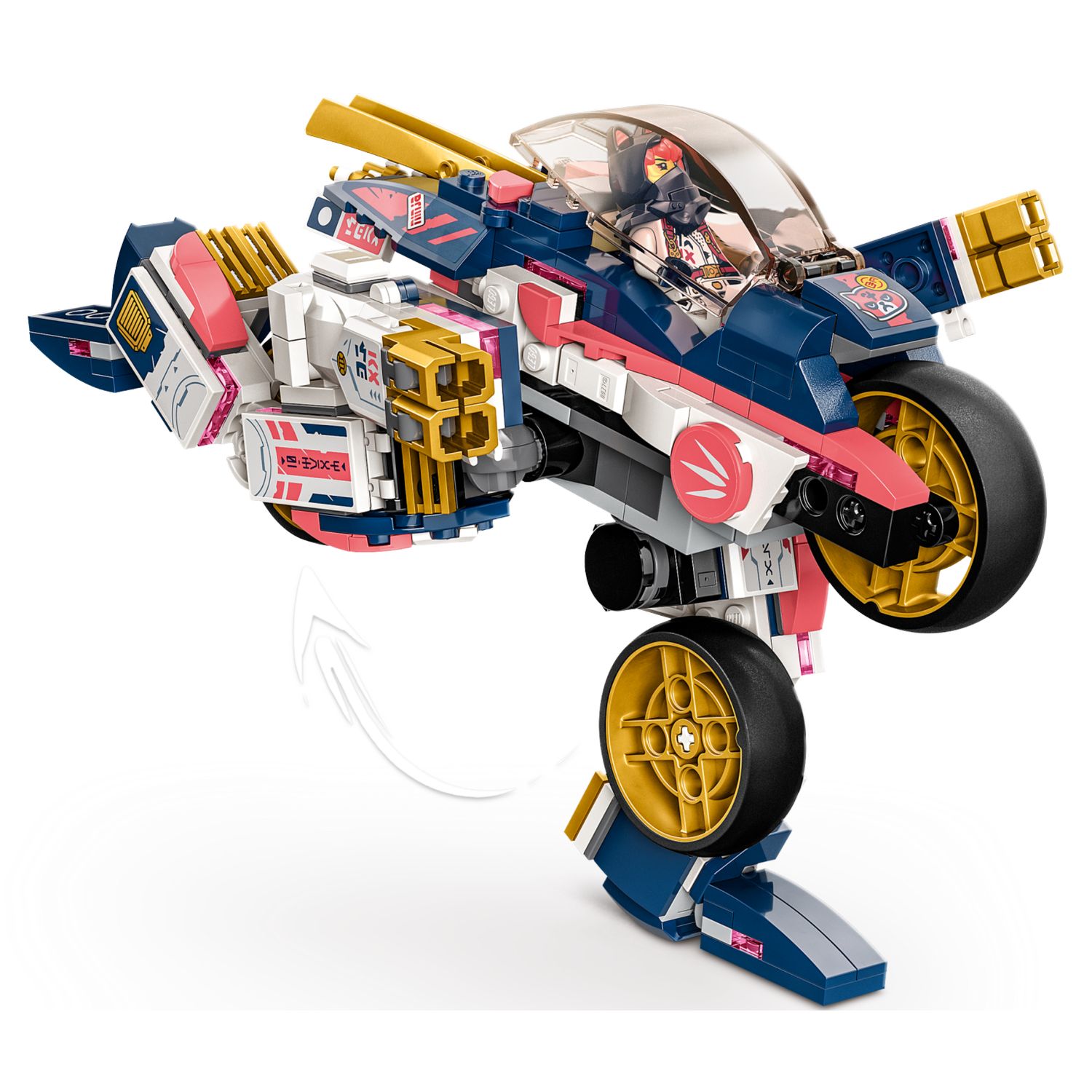 Конструктор LEGO Ninjago Soras Transforming Mech Bike Racer 71792 - фото 4