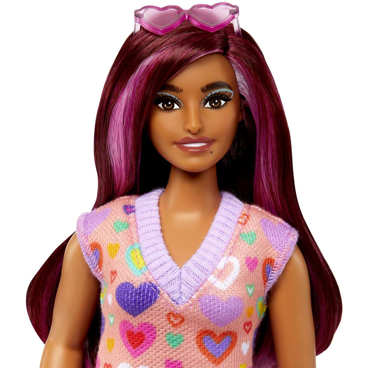 Кукла Barbie Fashionistas с розовыми волосами HJT04 HJT04 - фото 3