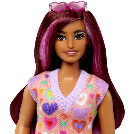 Кукла Barbie Fashionistas с розовыми волосами HJT04