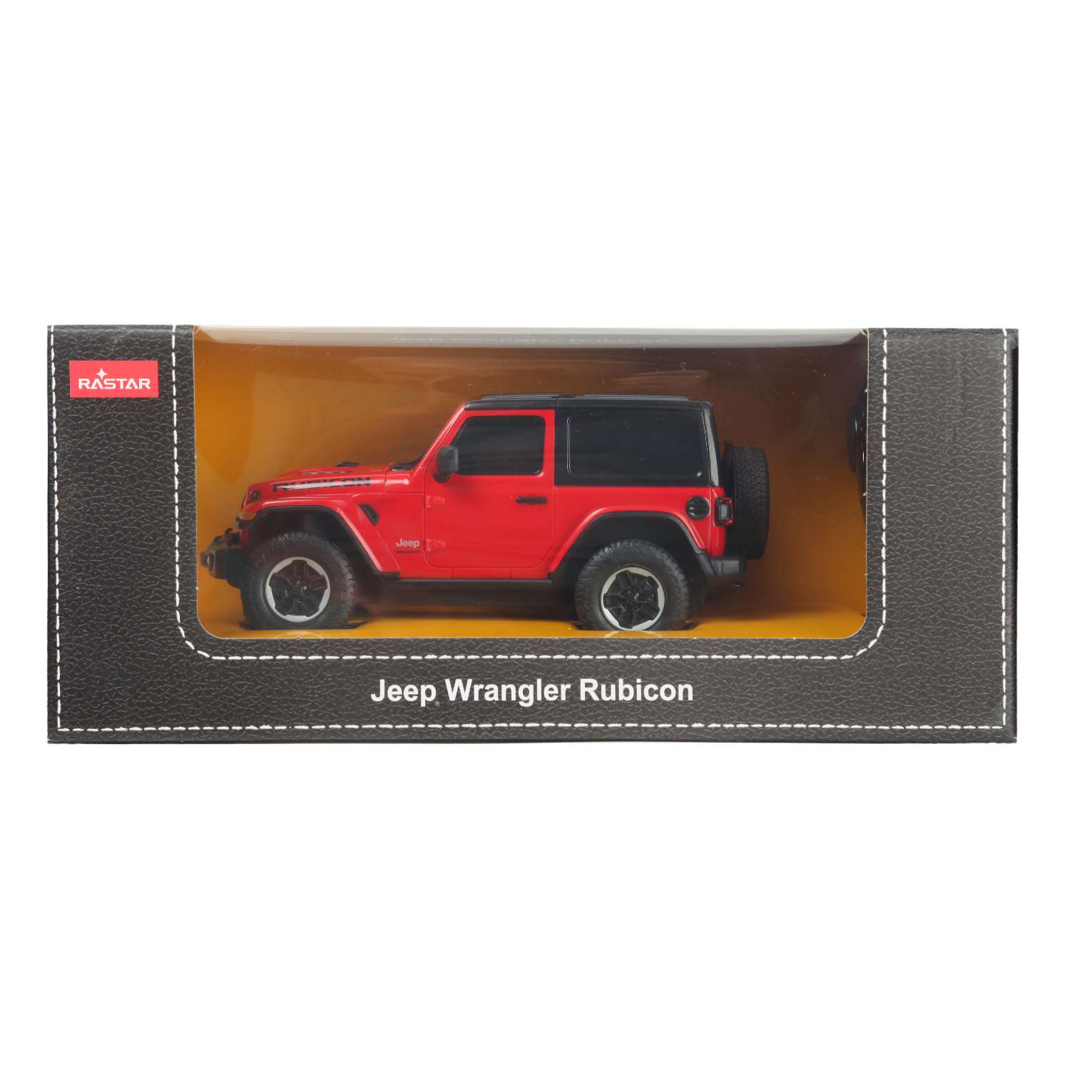 Машина Rastar РУ 1:24 Jeep Wrangler Rubicon Красная 79500-R - фото 2