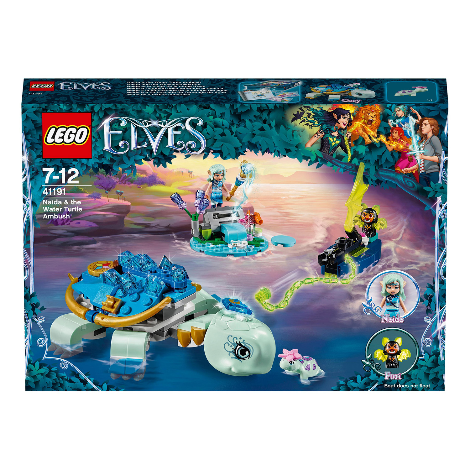 Конструктор LEGO Засада Наиды и водяной черепахи Elves (41191) купить по  цене 1599 ₽ в интернет-магазине Детский мир