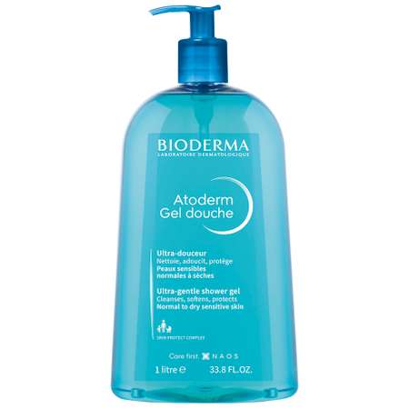 Гель для душа Bioderma Atoderm для нормальной сухой и атопичной кожи 1000 мл