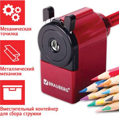 Точилка механическая Brauberg JET