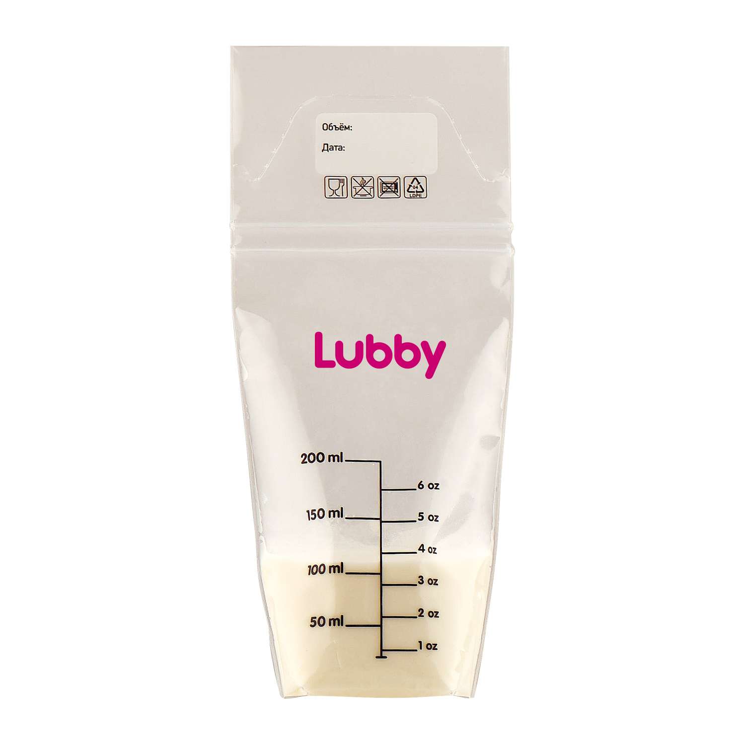Пакеты для хранения и заморозки грудного молока Lubby 15шт 20272 - фото 2